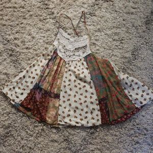 Boutique boho tank top